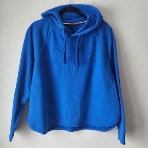 Tommy Hilfiger Royal Blue Pullover Hoodie Sz Medium